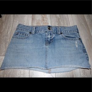 Abercrombie mini jean skirt